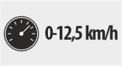 0.12,5 km/t